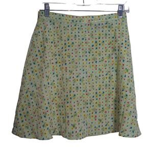 Exact Change Vintage 90s Floral Skater Skirt Mini Soft Girl Size 9